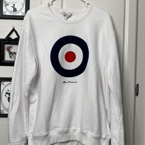 White large Ben Sherman sweatshirt NWT